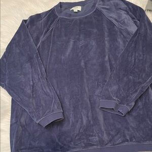 Aerie Velvety navy Crewneck Sweater